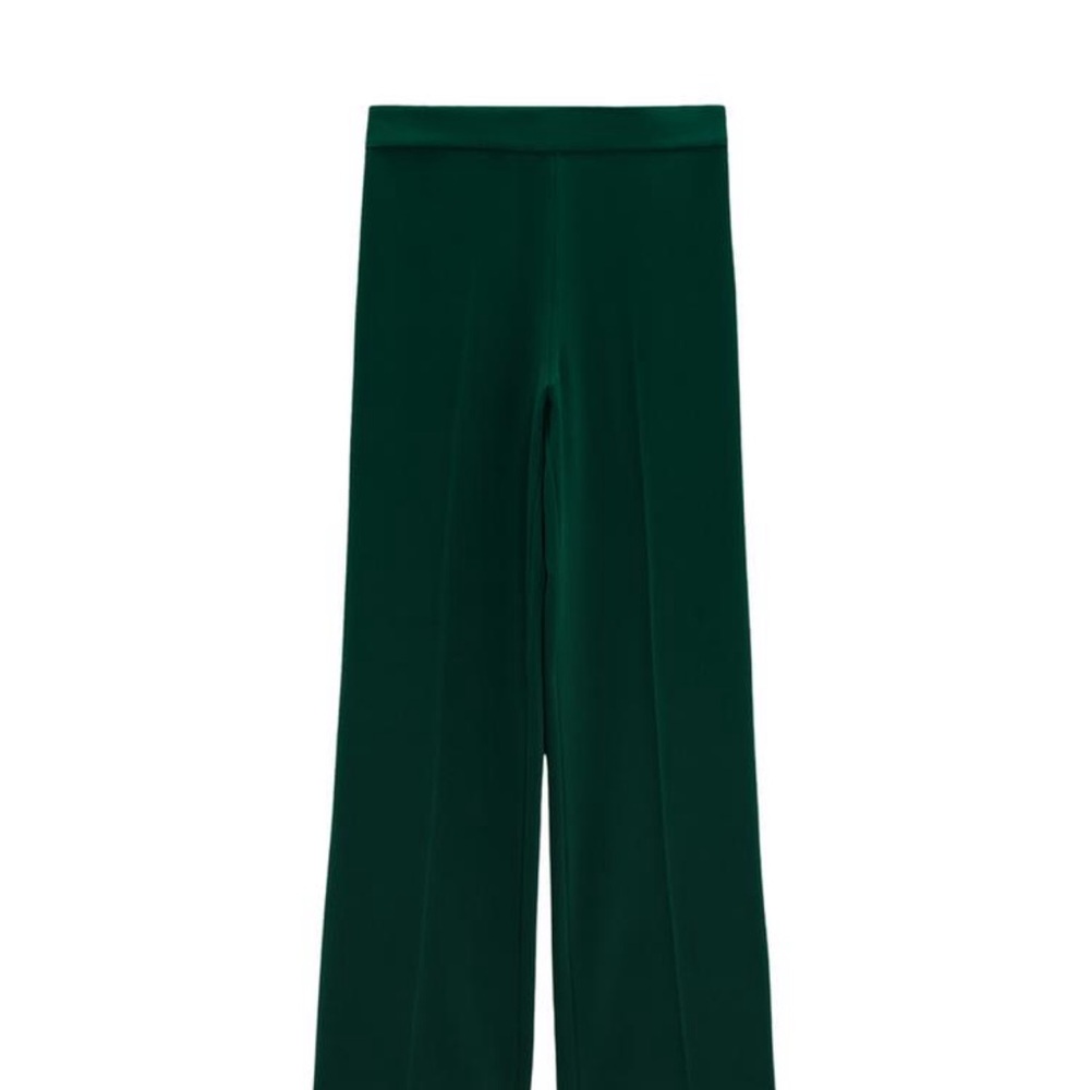 Elegant Green Women's Pants